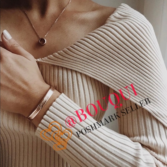 BLOGGERS FAV ZARA OFF SHOULDER FITTED KNIT TOP - Picture 6 of 16